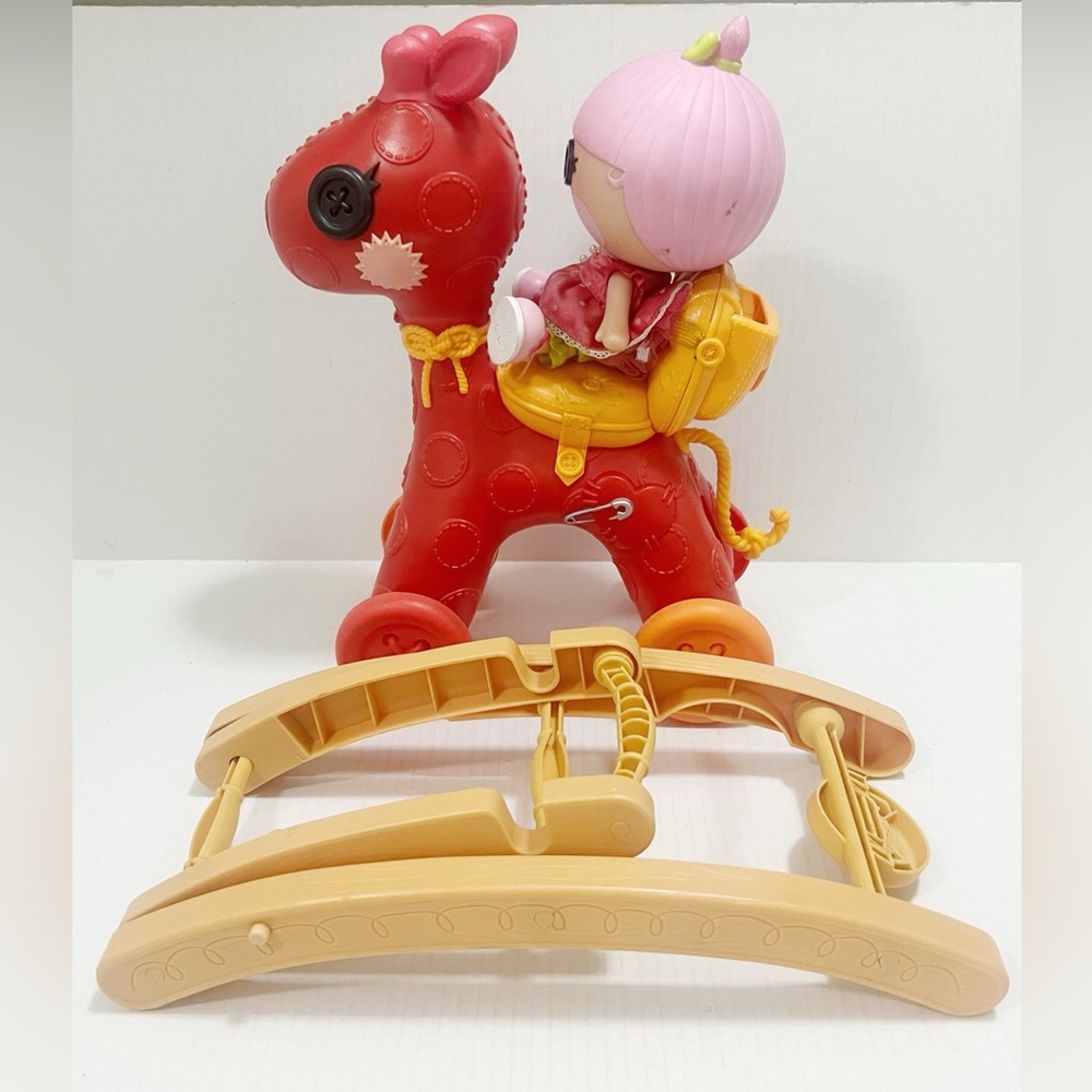 Lalaloopsy 2 n 1 Rocker 'n' Stroller Pink Rocking Horse with Doll